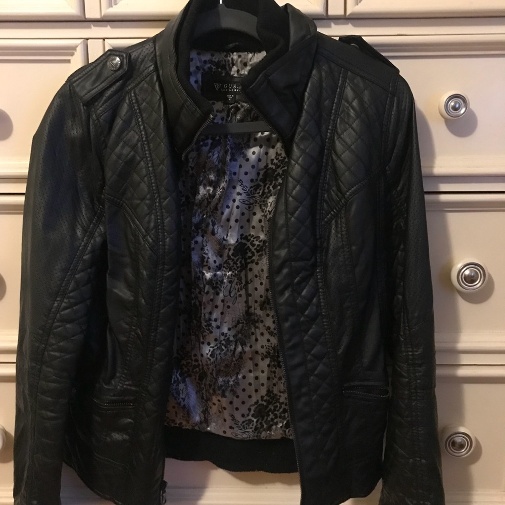 Guess - women’s faux leather jacket